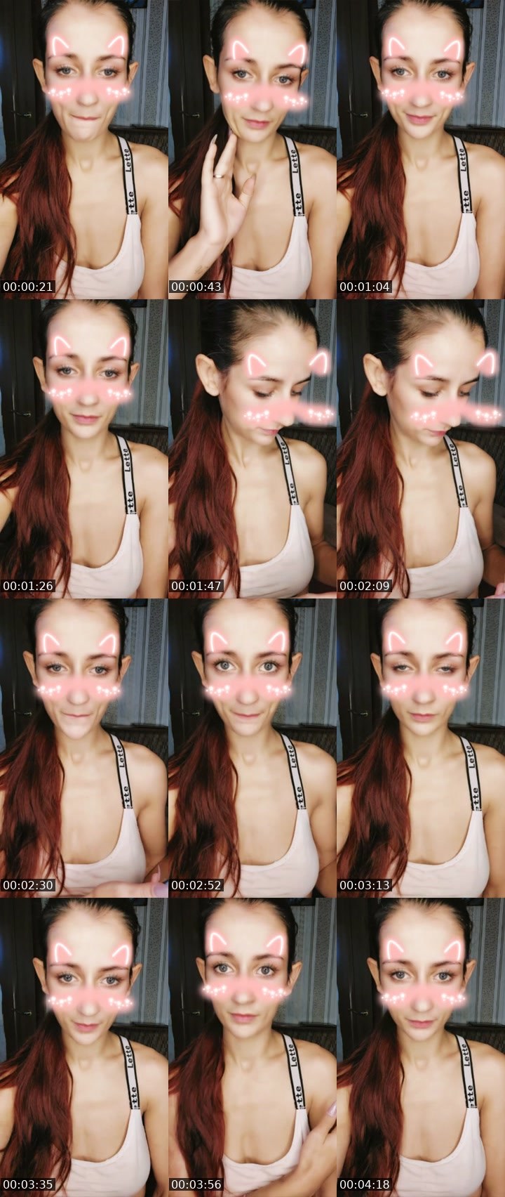 Contact-sheet preview of Margosha777's Liveme recording