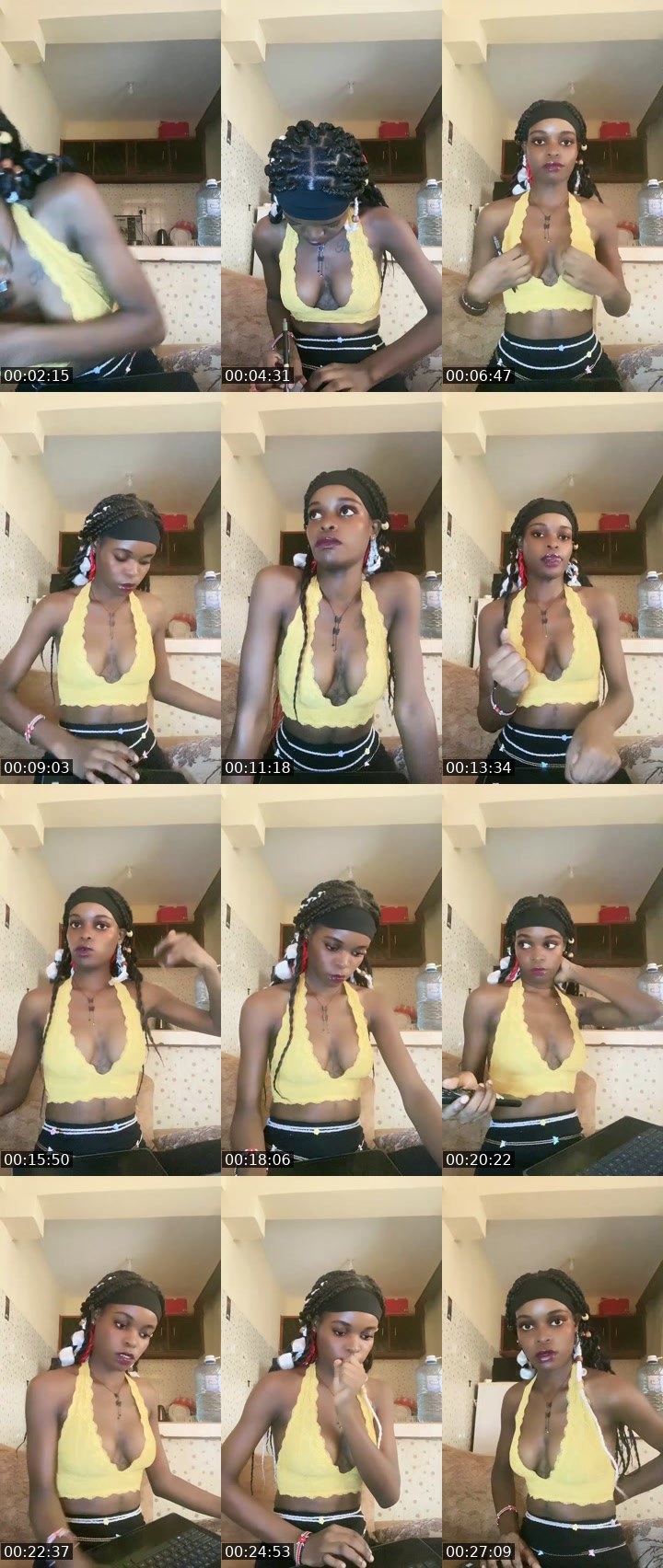 Contact-sheet preview of ✨ Tae 🎀💎's Liveme recording