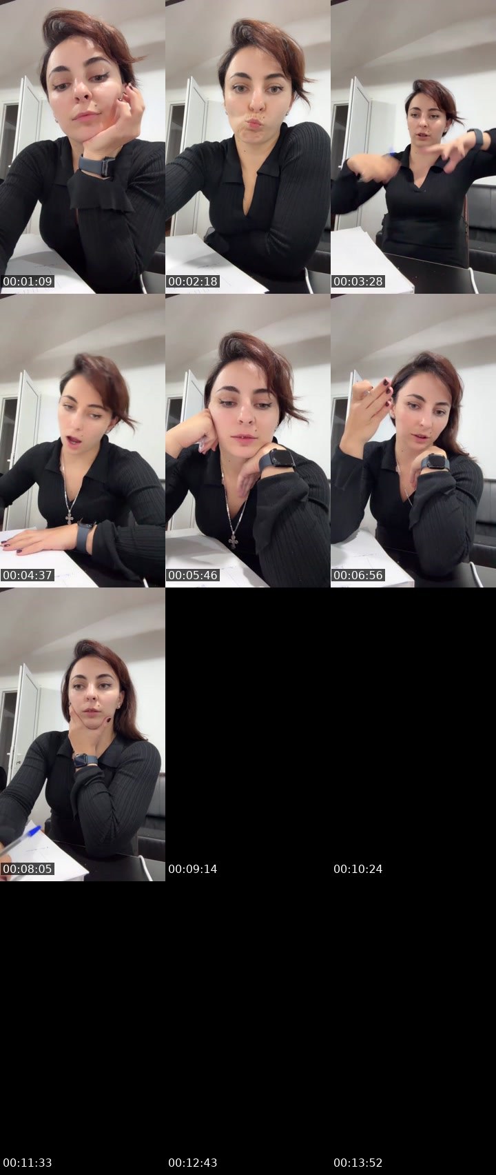 Contact-sheet preview of Zaika🌺's Liveme recording