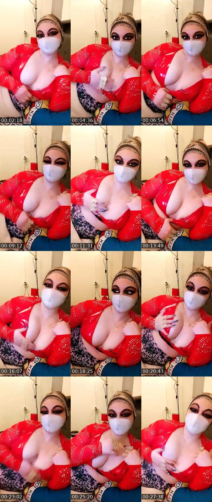 Contact-sheet preview of CALI🔥🔥's Liveme recording