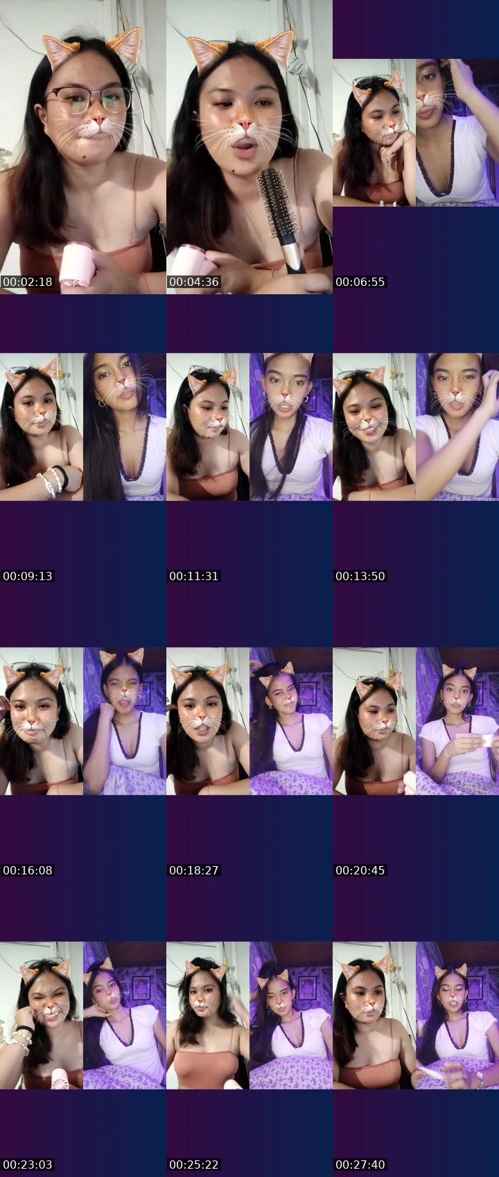 Contact-sheet preview of 👸🏻Kollly🌼's Liveme recording