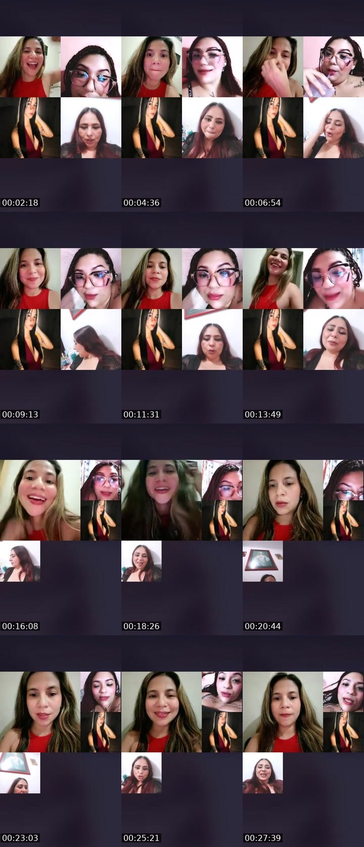 Contact-sheet preview of 4kF🪩Ⓡever👑's Liveme recording