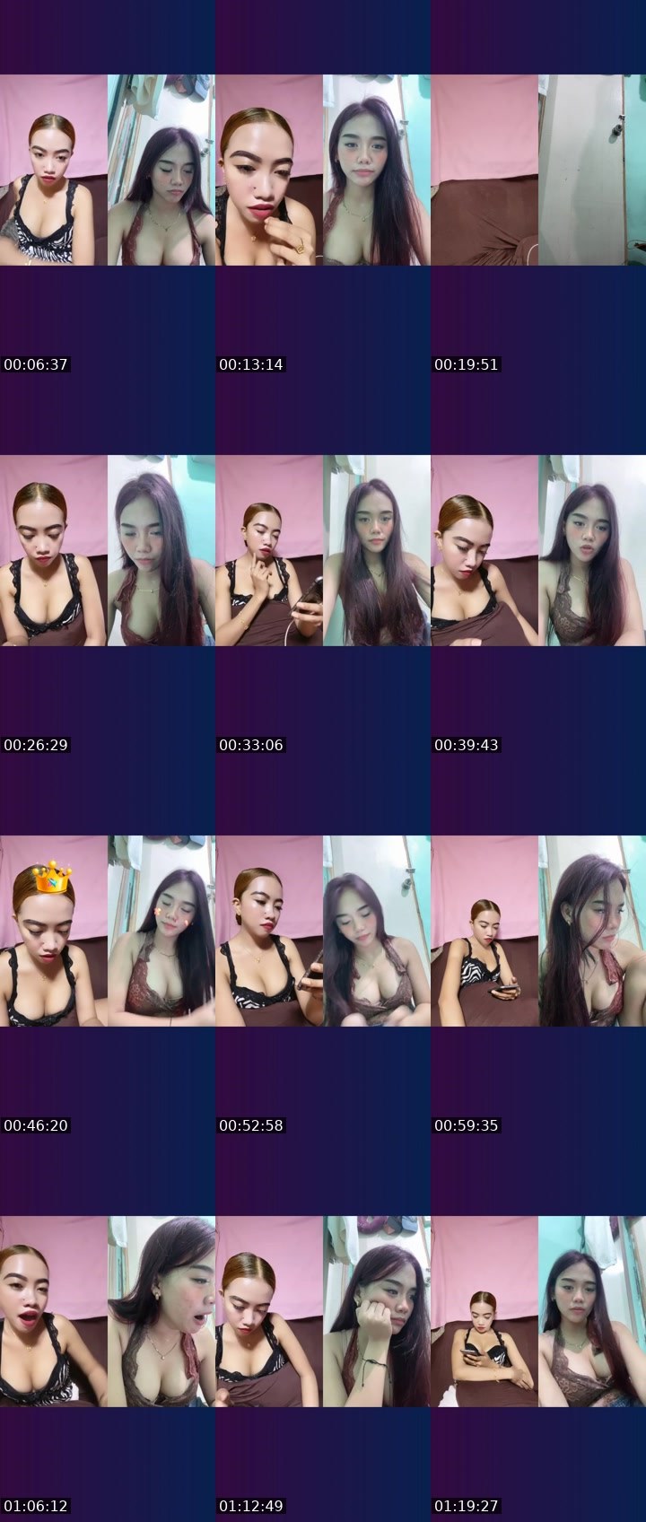 Contact-sheet preview of 👸Aravielle🌙's Liveme recording