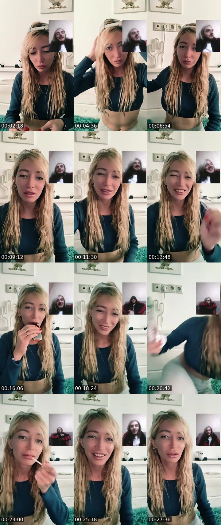 Contact-sheet preview of 😉Kate 🤍℄'s Liveme recording