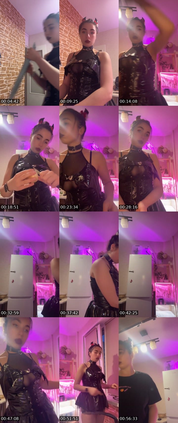 Contact-sheet preview of 👑SillyGoose 🪿's Liveme recording