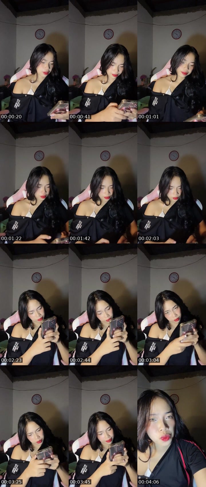 Contact-sheet preview of Delancy🦊❤️'s Liveme recording