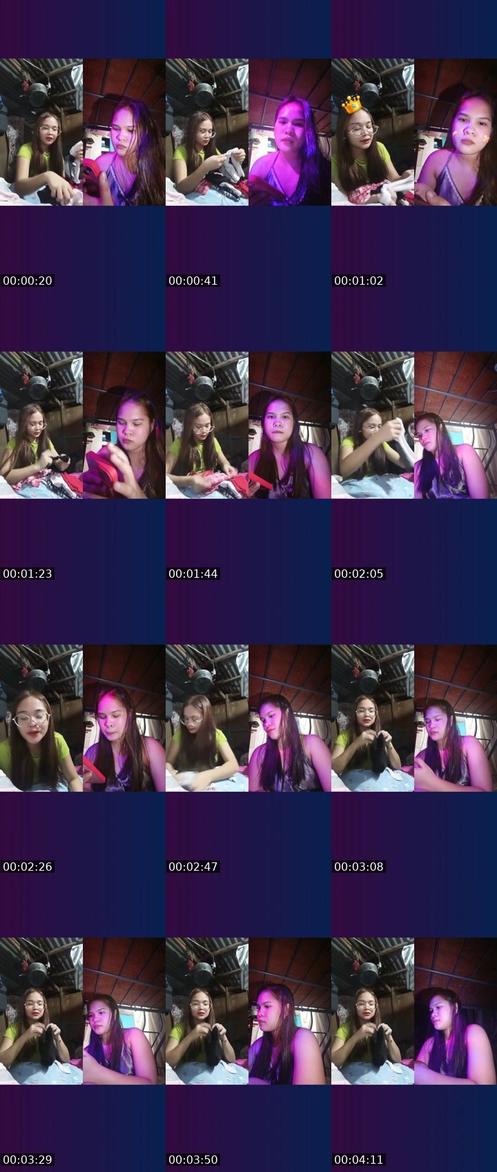 Contact-sheet preview of ♛ₚₕAS🌟🐦‍⬛'s Liveme recording