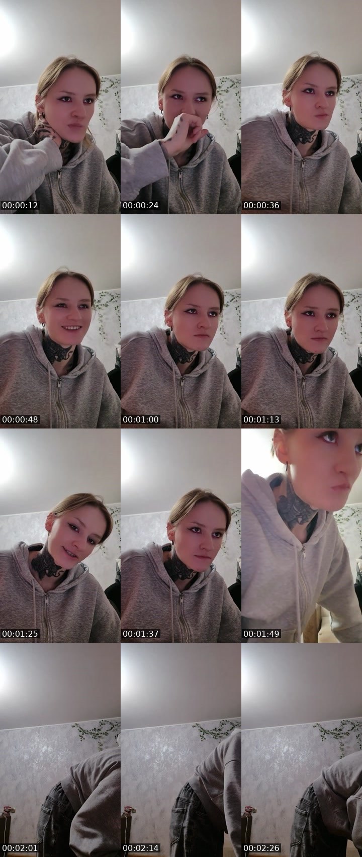 Contact-sheet preview of honey🍯bunny's Liveme recording