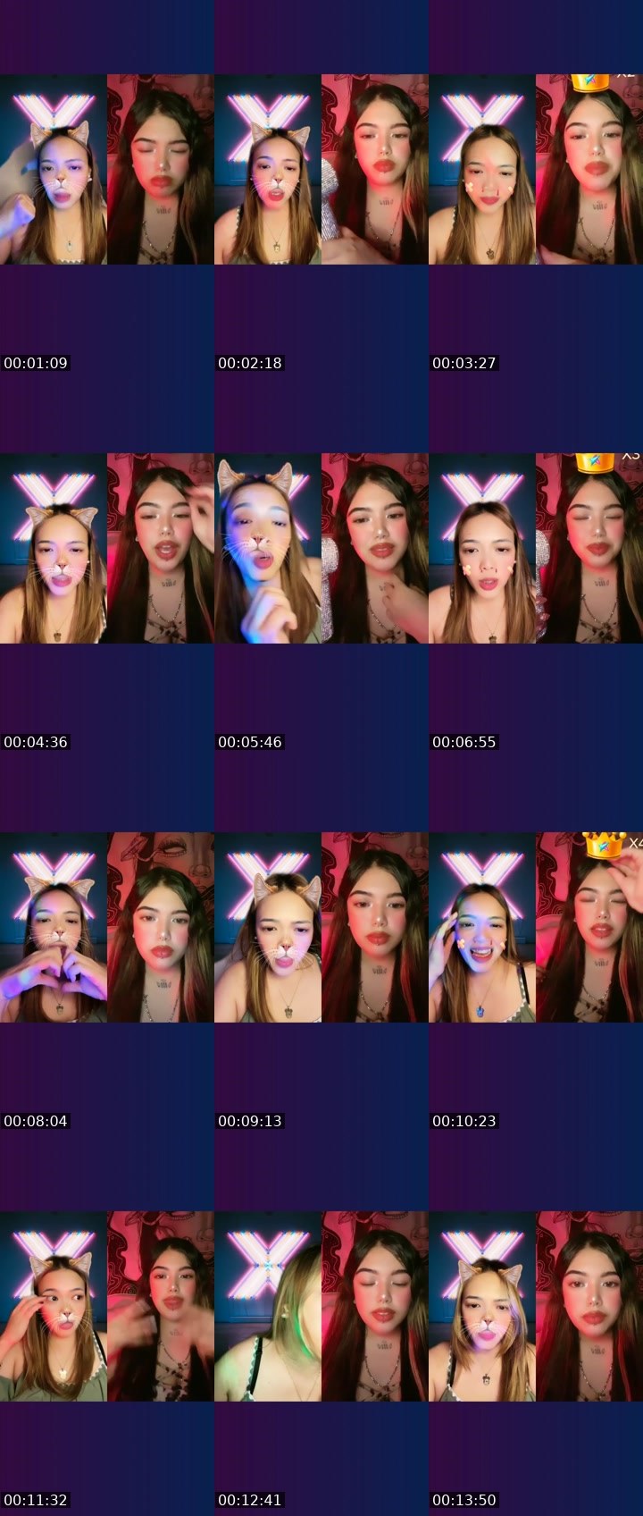 Contact-sheet preview of 20K 🌶️👸🏻Slurphy's Liveme recording