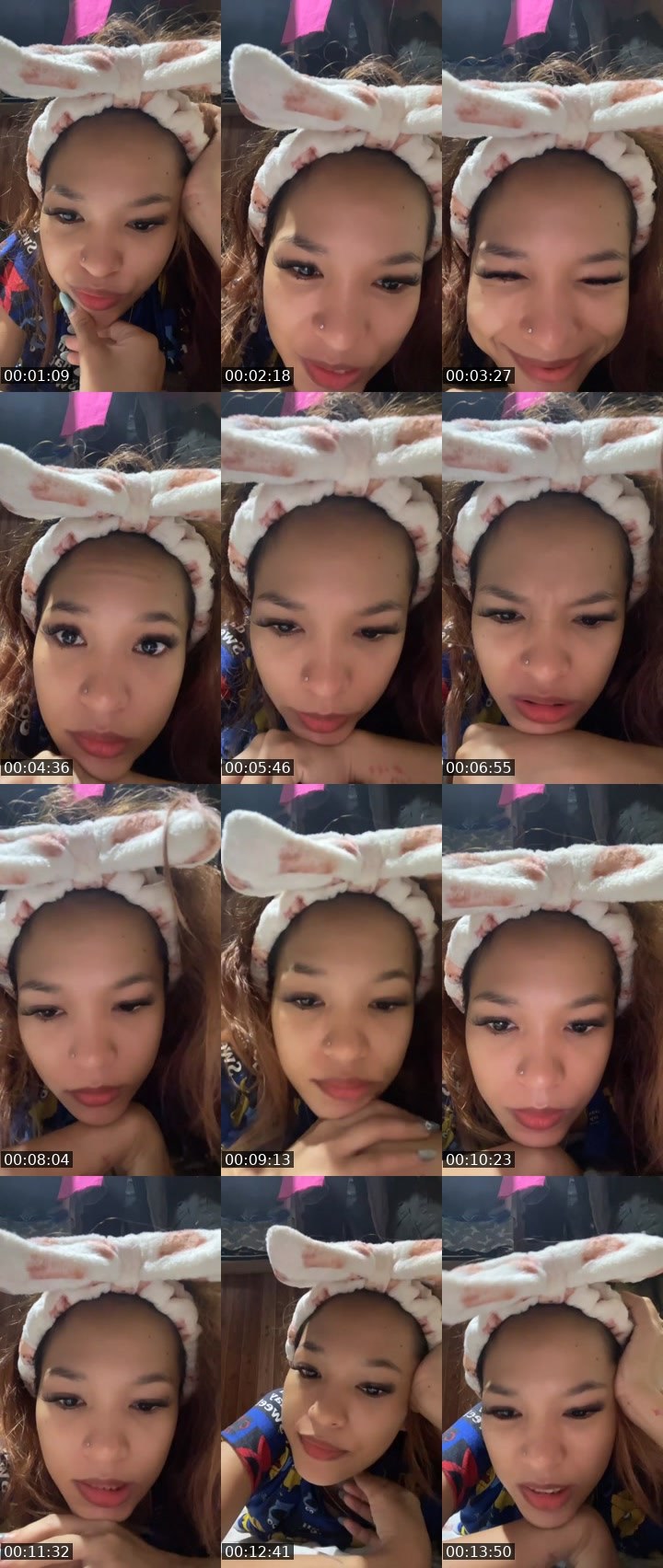 Contact-sheet preview of 👨‍🍳ᴹⱽᴾchloe 𐙚's Liveme recording