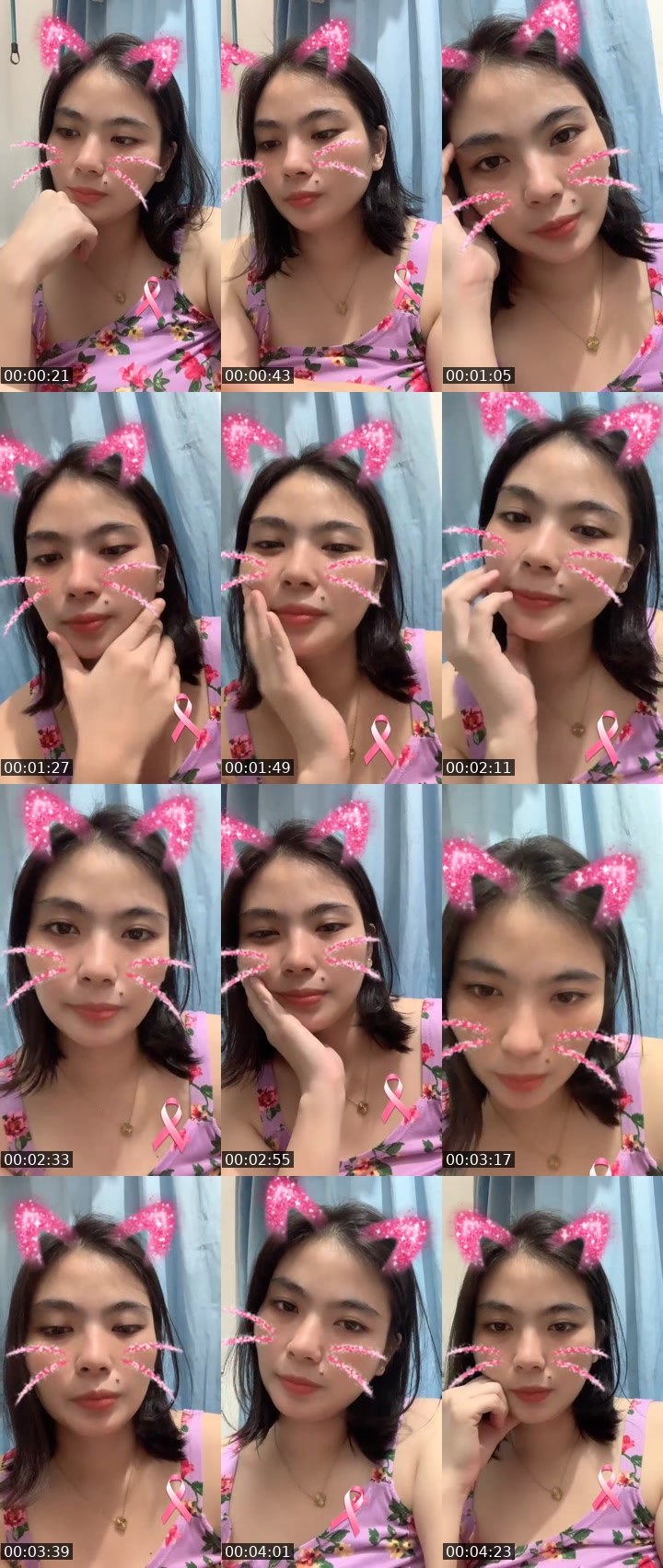 Contact-sheet preview of 6kℹ️Celine🩷's Liveme recording