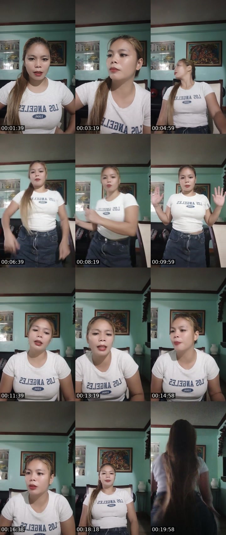 Contact-sheet preview of 🐺👸chealsea🫧's Liveme recording