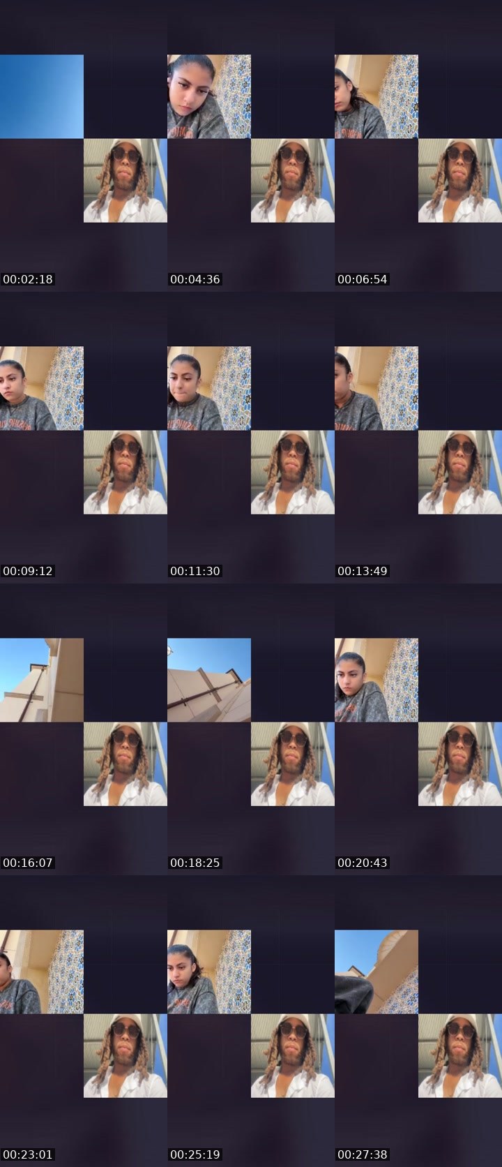 Contact-sheet preview of 💯ᑕᖇYᔕTᗩᒪ 💋♑️'s Liveme recording