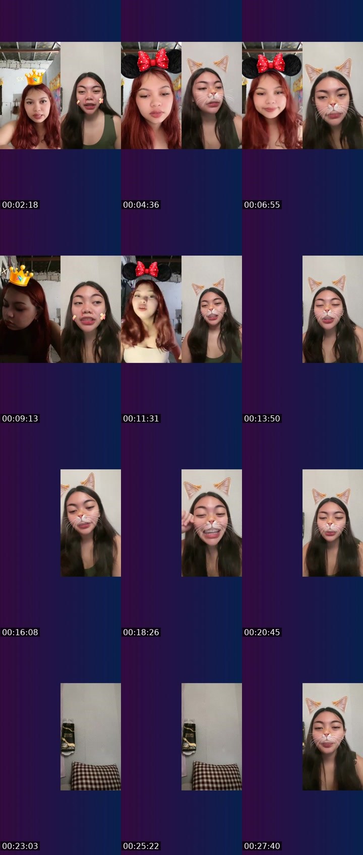 Contact-sheet preview of ♛ ₚₕ Rich✨🐦‍⬛'s Liveme recording