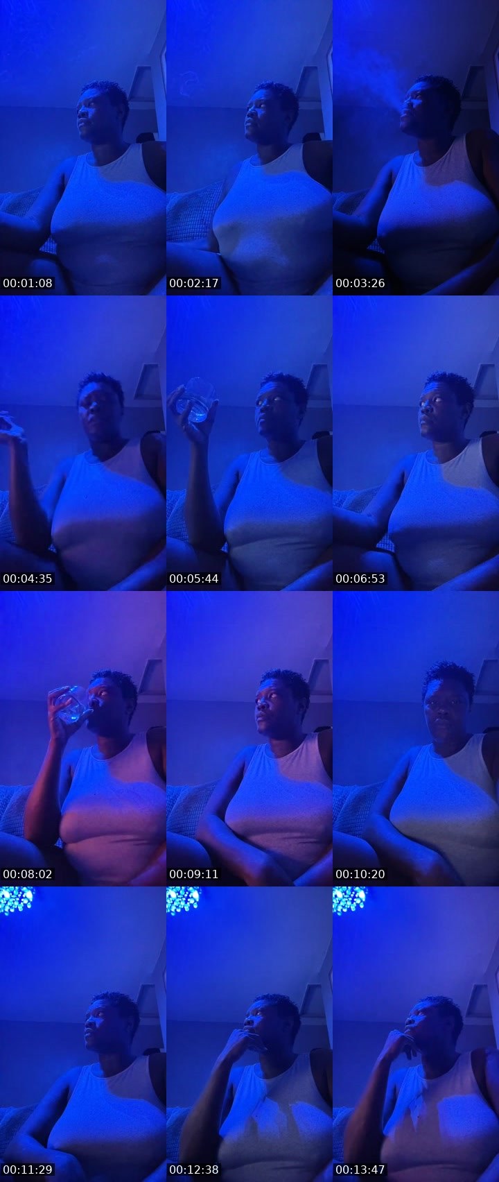 Contact-sheet preview of Baby Bruze's Liveme recording