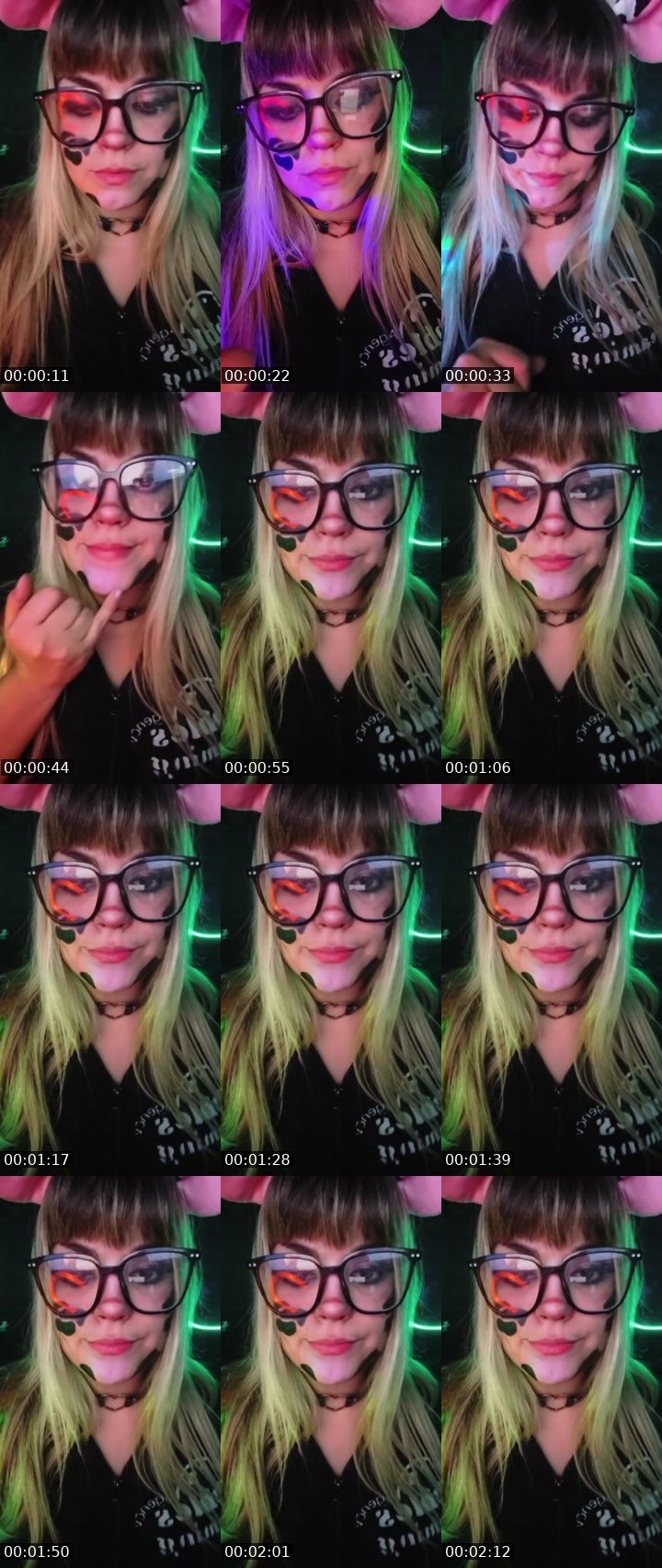 Contact-sheet preview of ꪑꪮꪮꪀ🫧⃝𖤐's Liveme recording