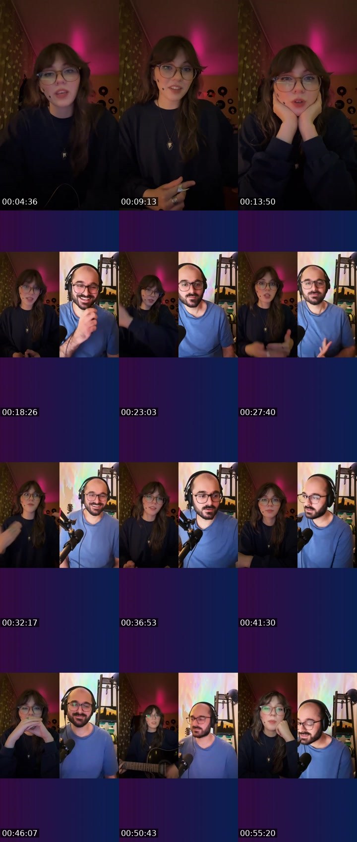 Contact-sheet preview of 👑daria!🦷's Liveme recording