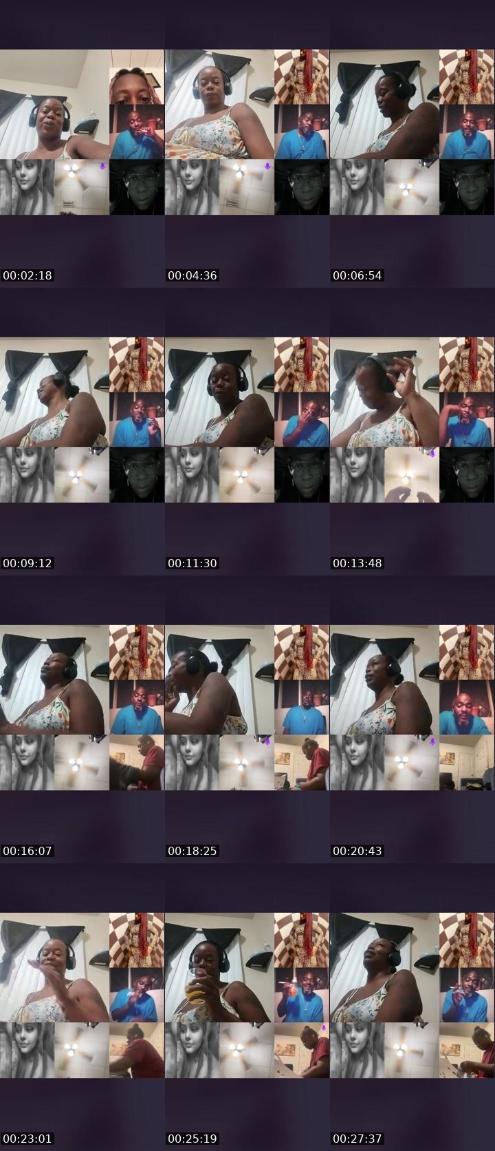 Contact-sheet preview of RGSOULSNATCHABAEDOLL's Liveme recording