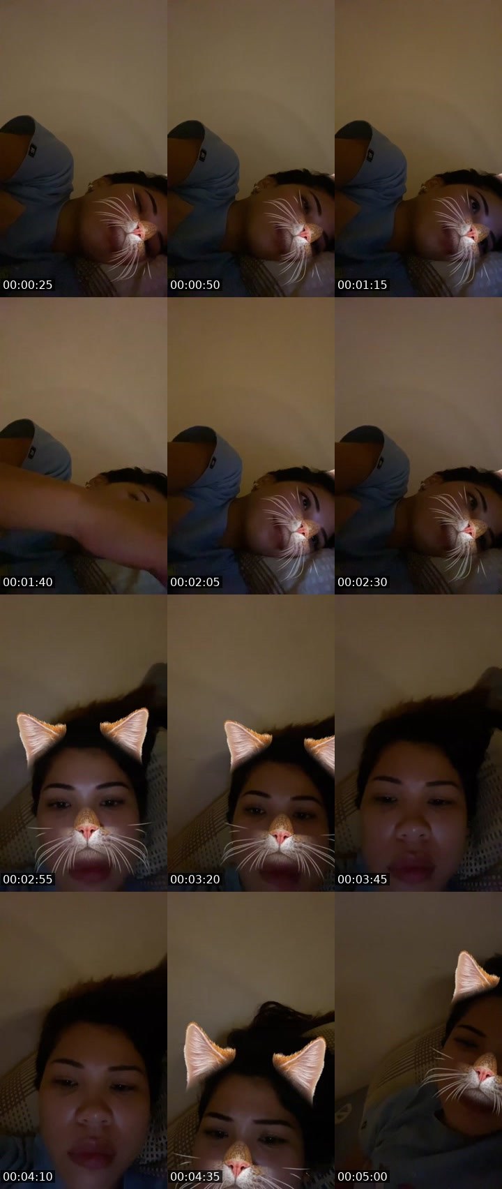 Contact-sheet preview of 👸🏻komiya🌼🐒's Liveme recording