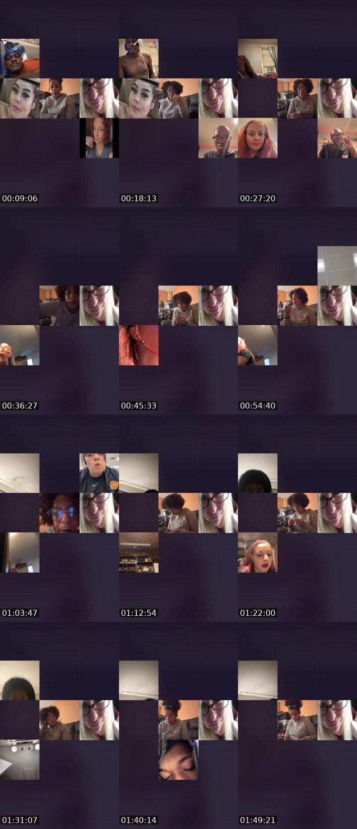 Contact-sheet preview of 🔥JuIcEMasterChiQs♑️'s Liveme recording