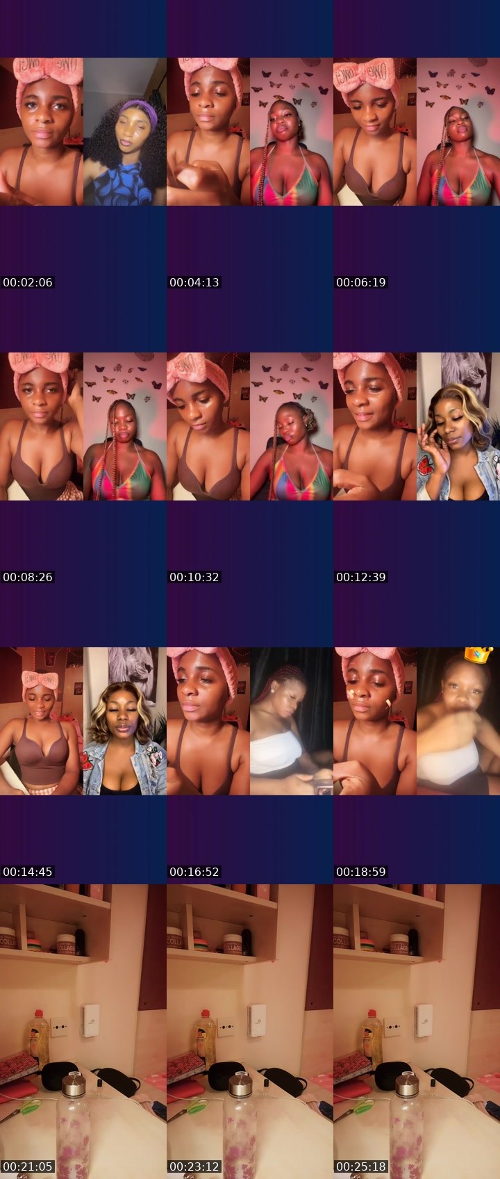 Contact-sheet preview of CIKANI🏴󠁧󠁢󠁥󠁮󠁧󠁿's Liveme recording