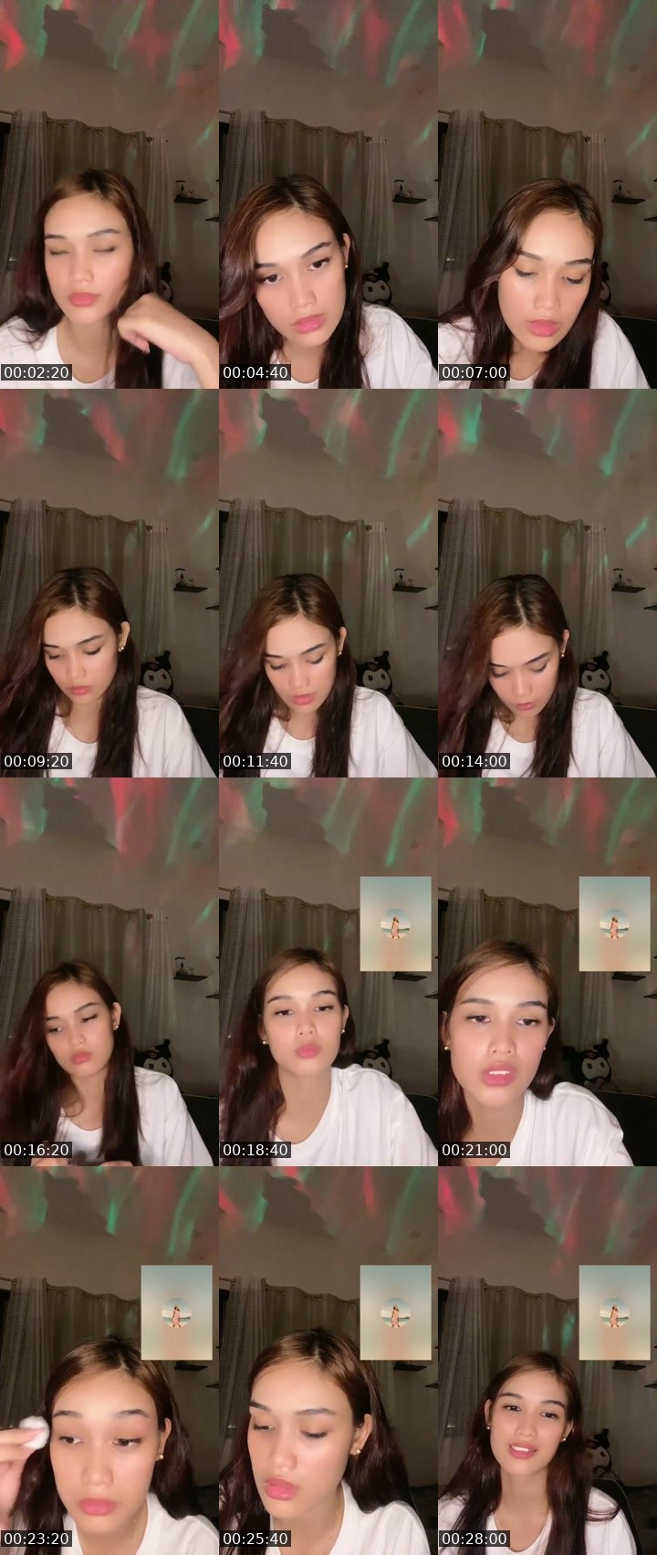 Contact-sheet preview of TA⃟🪽SAYURIIN's Liveme recording
