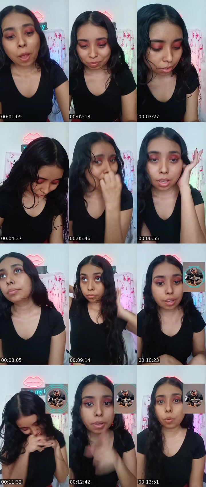 Contact-sheet preview of Aꪶⅈꫀ21k♔☘'s Liveme recording