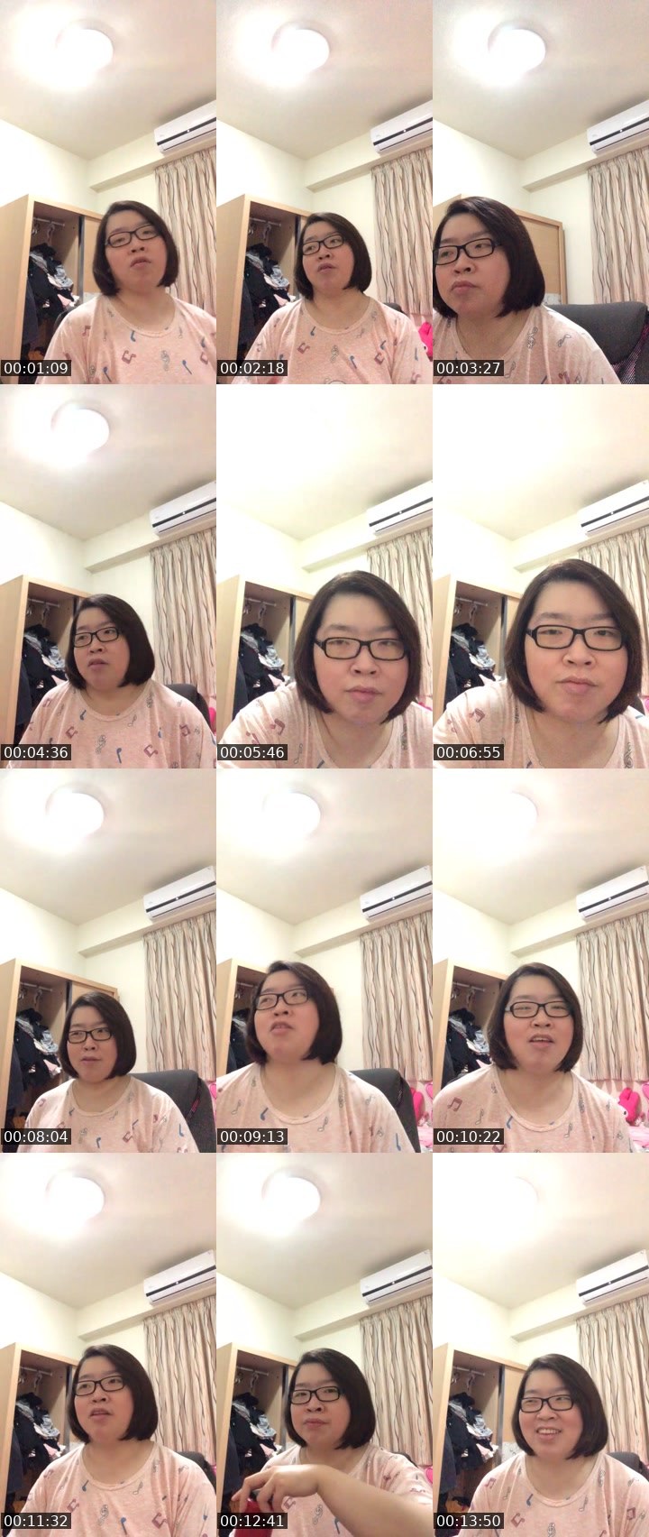 Contact-sheet preview of yummy-Sunny's Liveme recording
