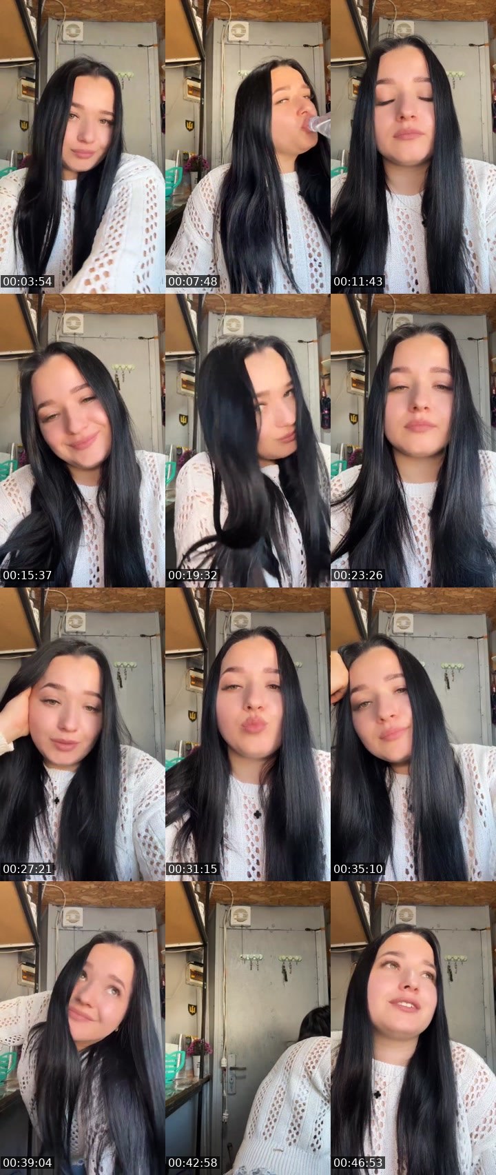 Contact-sheet preview of 𝓢𝓷𝓮𝓳𝓪💋's Liveme recording