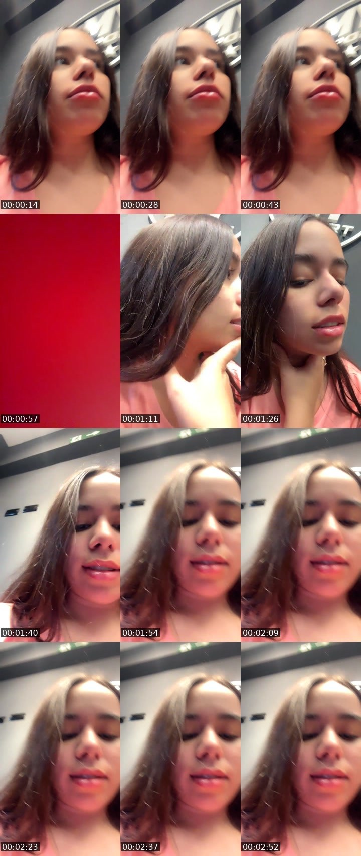 Contact-sheet preview of SweetCherry🍒's Liveme recording
