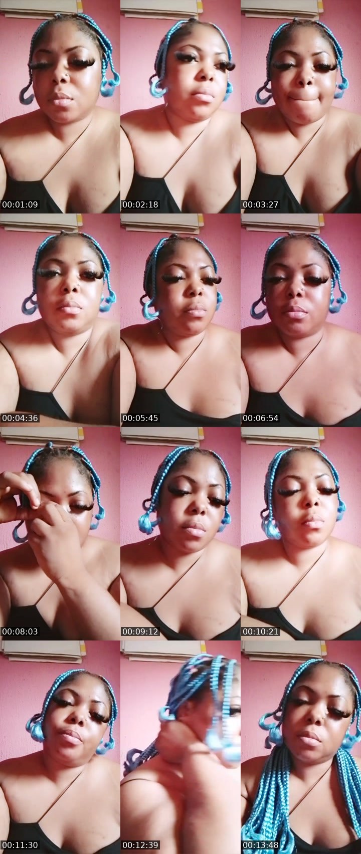Contact-sheet preview of LaCreamy💧's Liveme recording