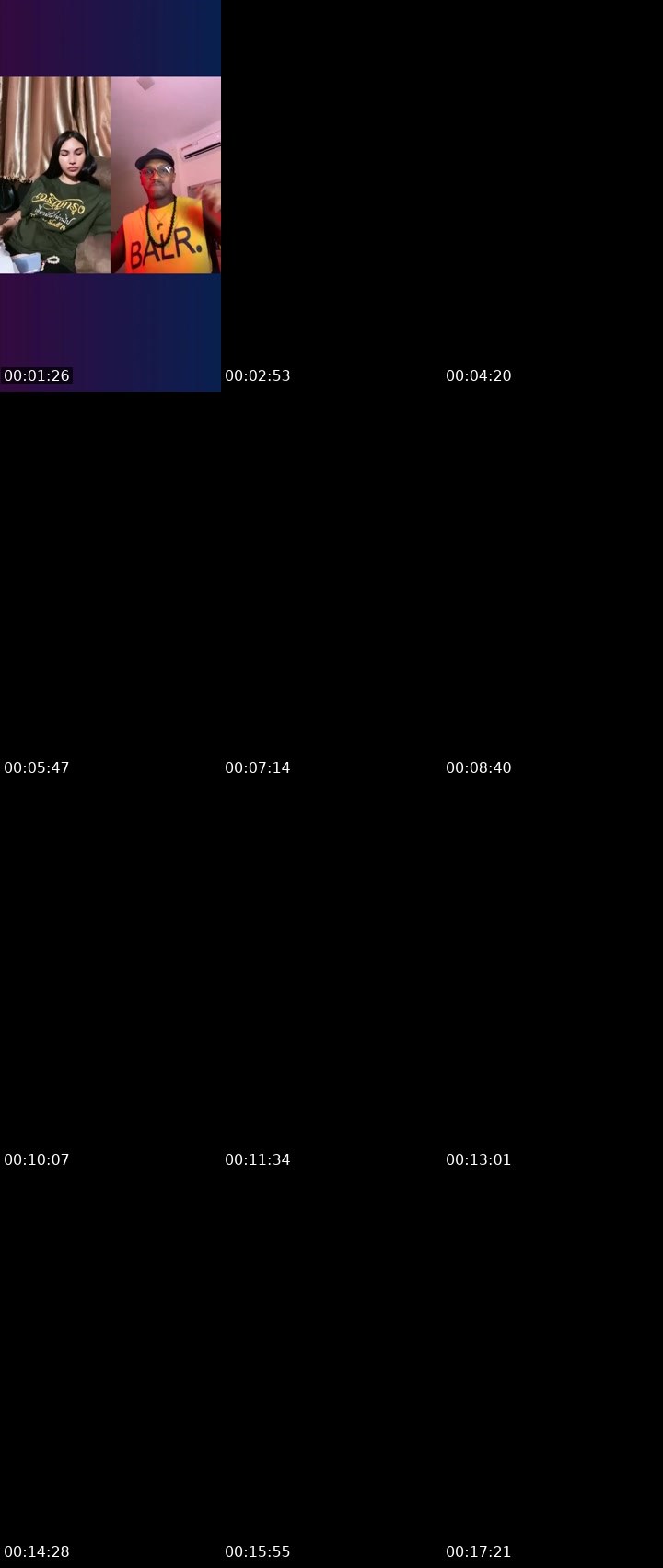 Contact-sheet preview of Asian fire 🔥 Thai💎's Liveme recording