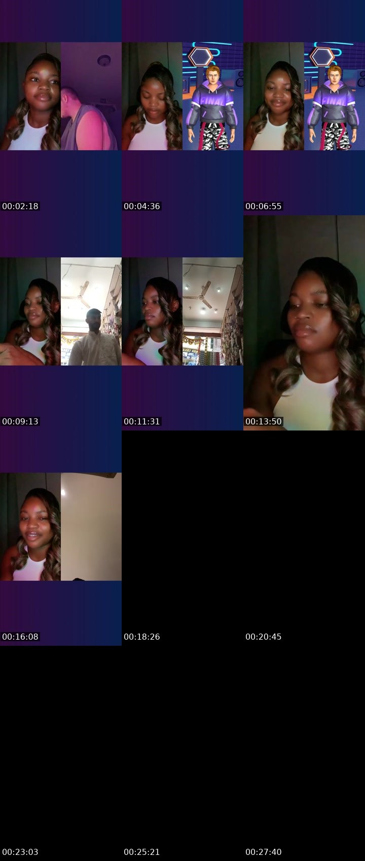 Contact-sheet preview of 😇 𝕯𝖎𝖒𝖕𝖑𝖊𝖟 💸's Liveme recording