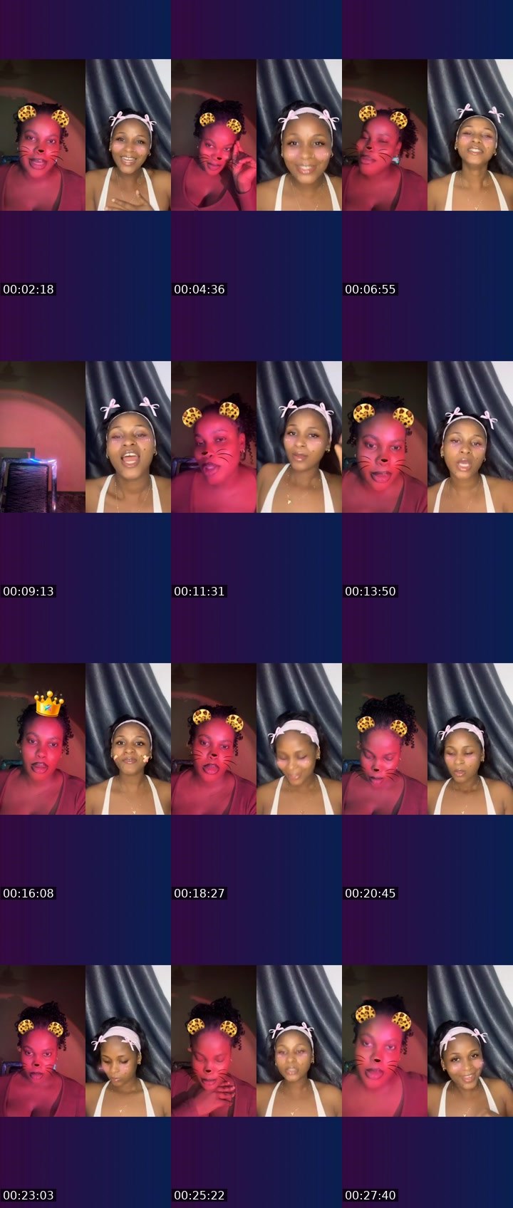 Contact-sheet preview of 💸🕊️Scorpio 🟦⛓️'s Liveme recording