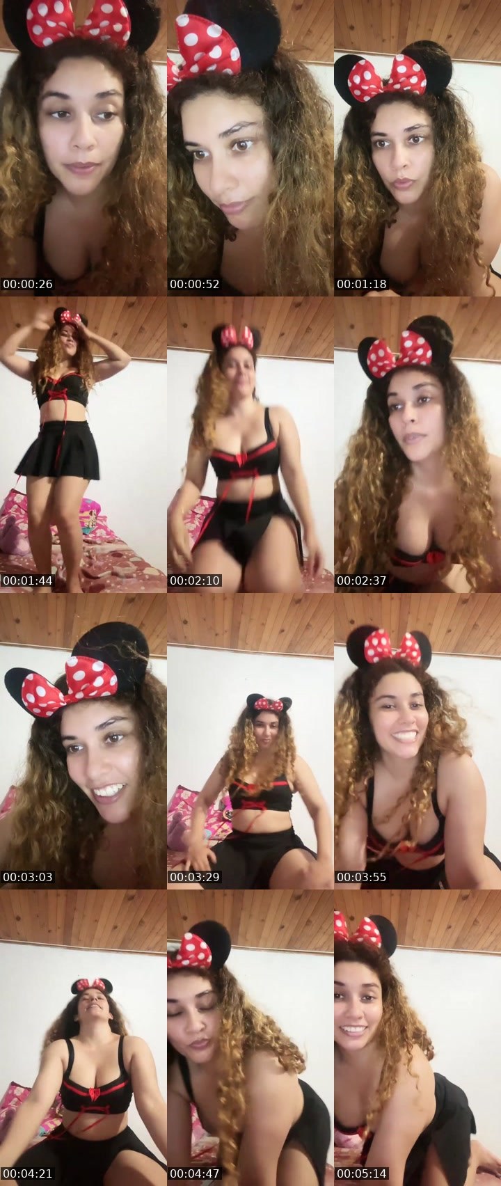 Contact-sheet preview of Hanna99's Liveme recording