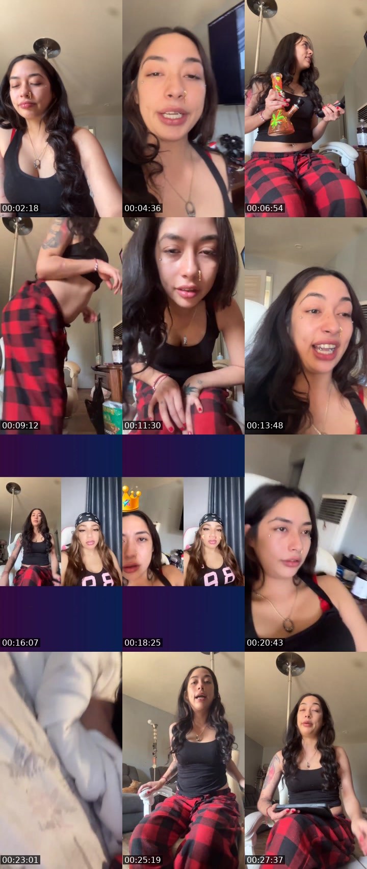 Contact-sheet preview of NXT👹GIA👹's Liveme recording