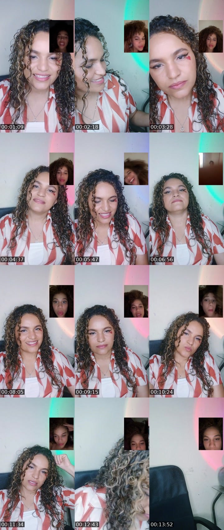Contact-sheet preview of Phoenix Kamylla's Liveme recording