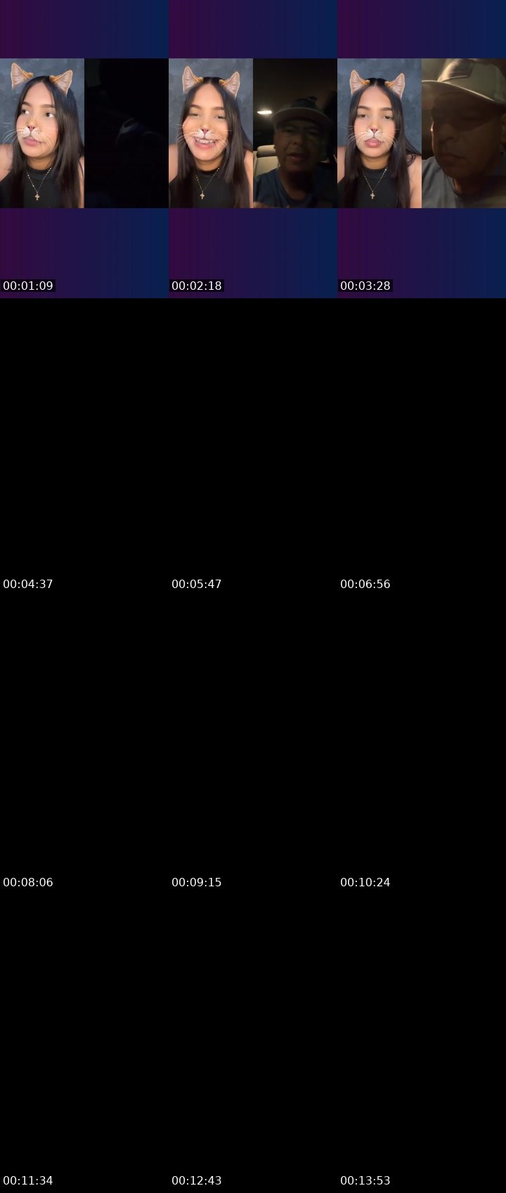 Contact-sheet preview of 🎀 Dulce Chloe 🎀's Liveme recording