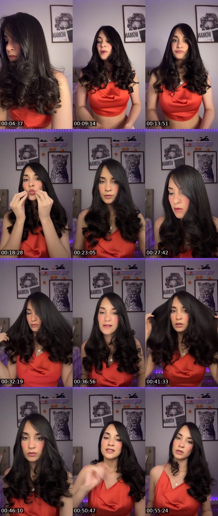 Contact-sheet preview of 🫧🐆Mandy 🧸✨'s Liveme recording