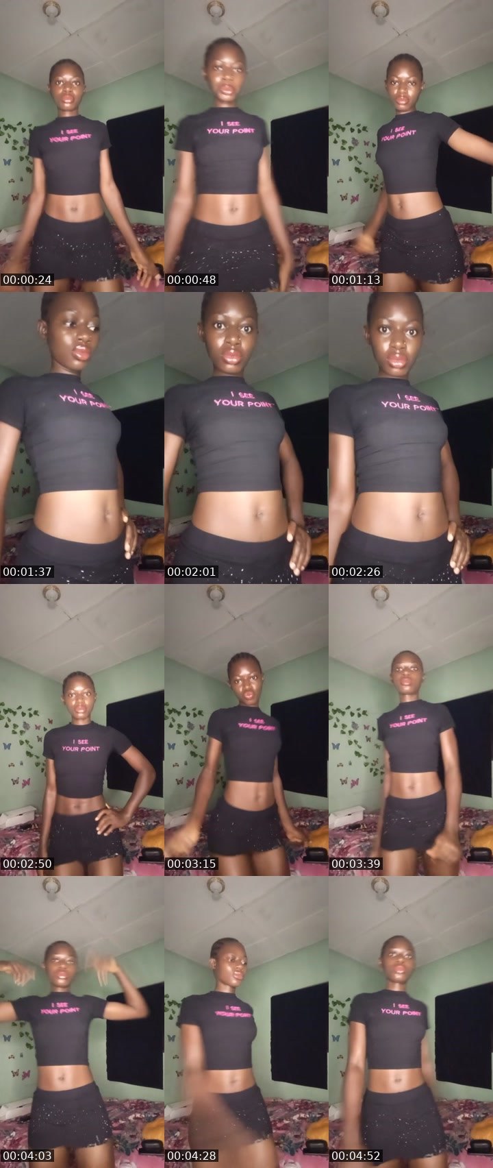 Contact-sheet preview of bhagyamelish🎯's Liveme recording