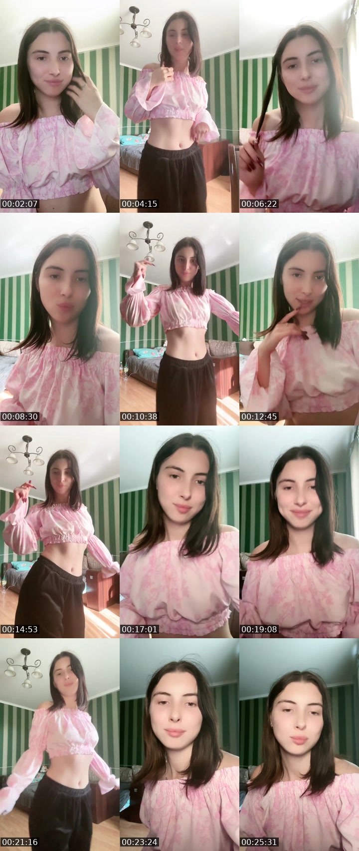 Contact-sheet preview of monica_webster's Liveme recording