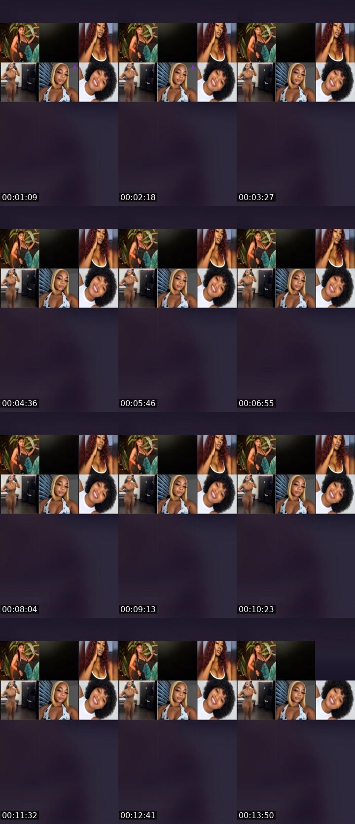 Contact-sheet preview of 🪽CAPRICORN🌟's Liveme recording