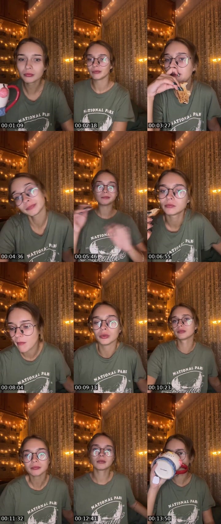 Contact-sheet preview of karo🥰's Liveme recording