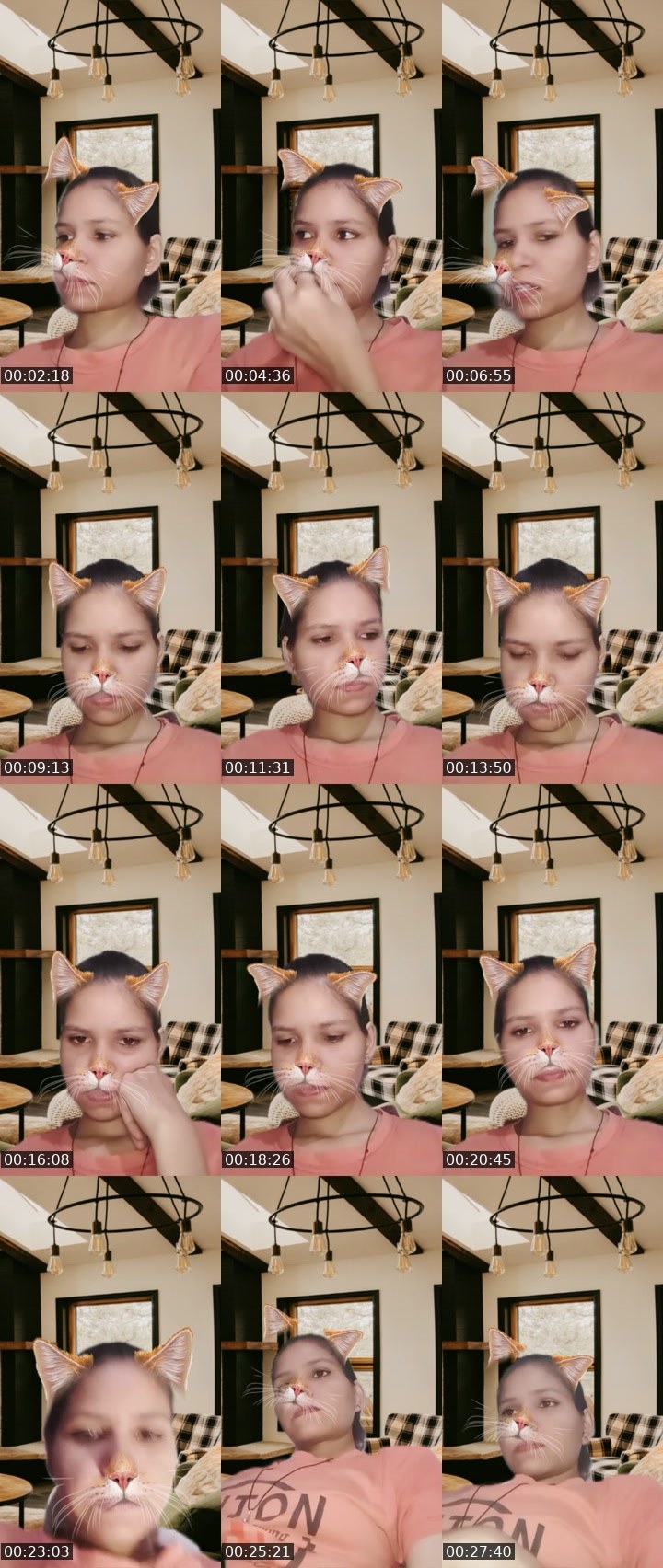 Contact-sheet preview of ⚜️Moon🌙🩵💯's Liveme recording