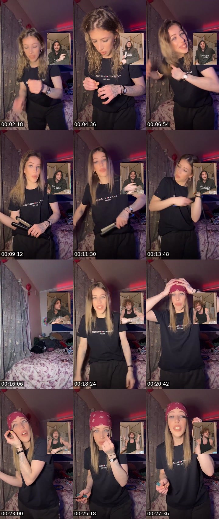 Contact-sheet preview of ⟢⊹✧𝔸𝕌𝕊𝕊𝕀𝔼✧⊹⟣'s Liveme recording