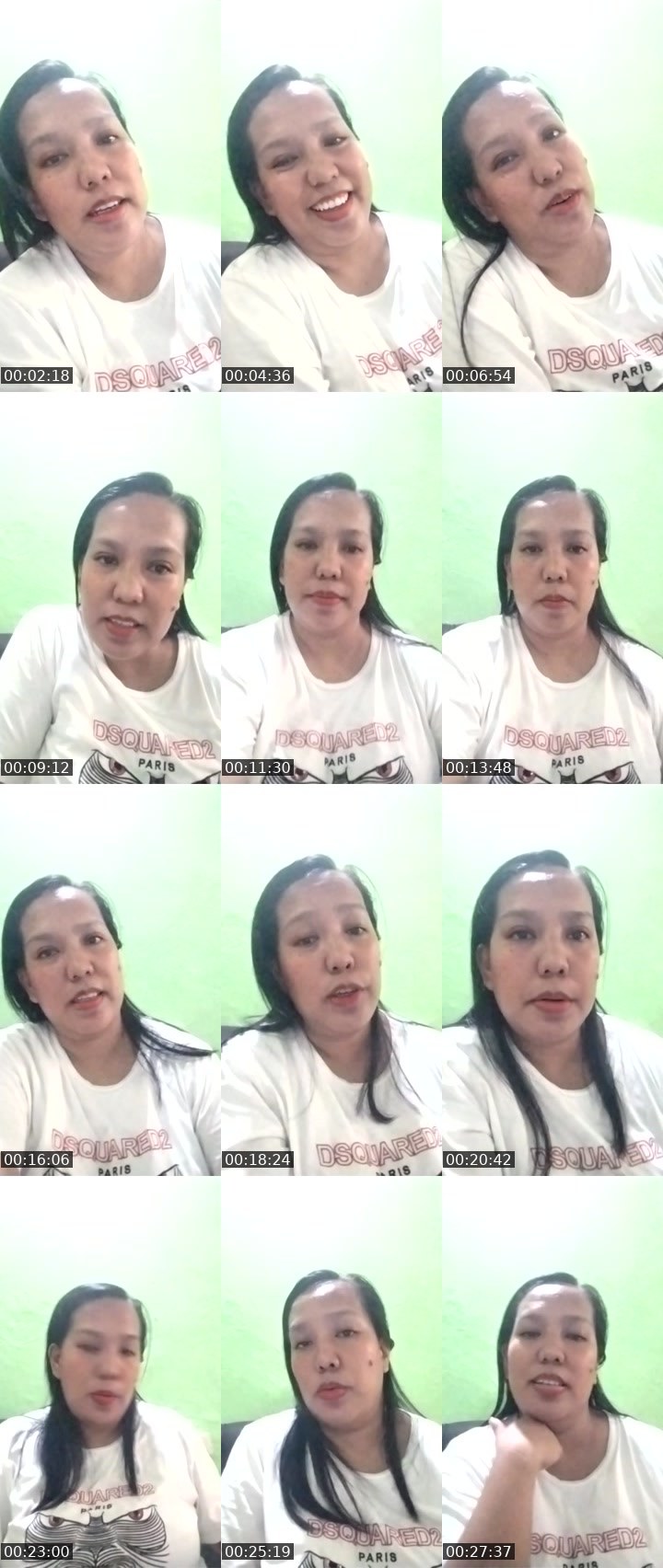Contact-sheet preview of ⚫️💤jenny🌹's Liveme recording