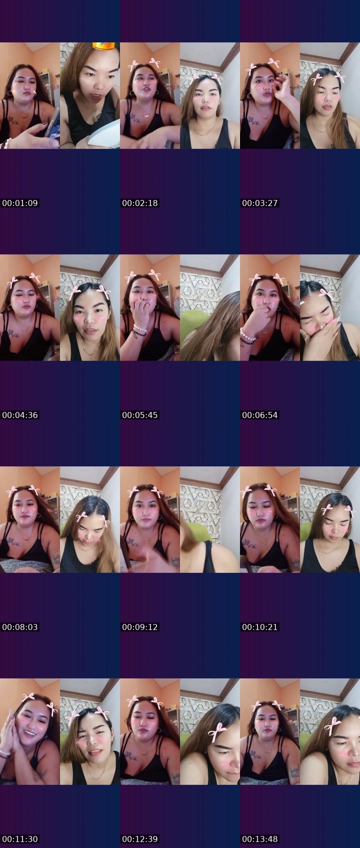 Contact-sheet preview of ✨️MëL🅾️N🍑's Liveme recording