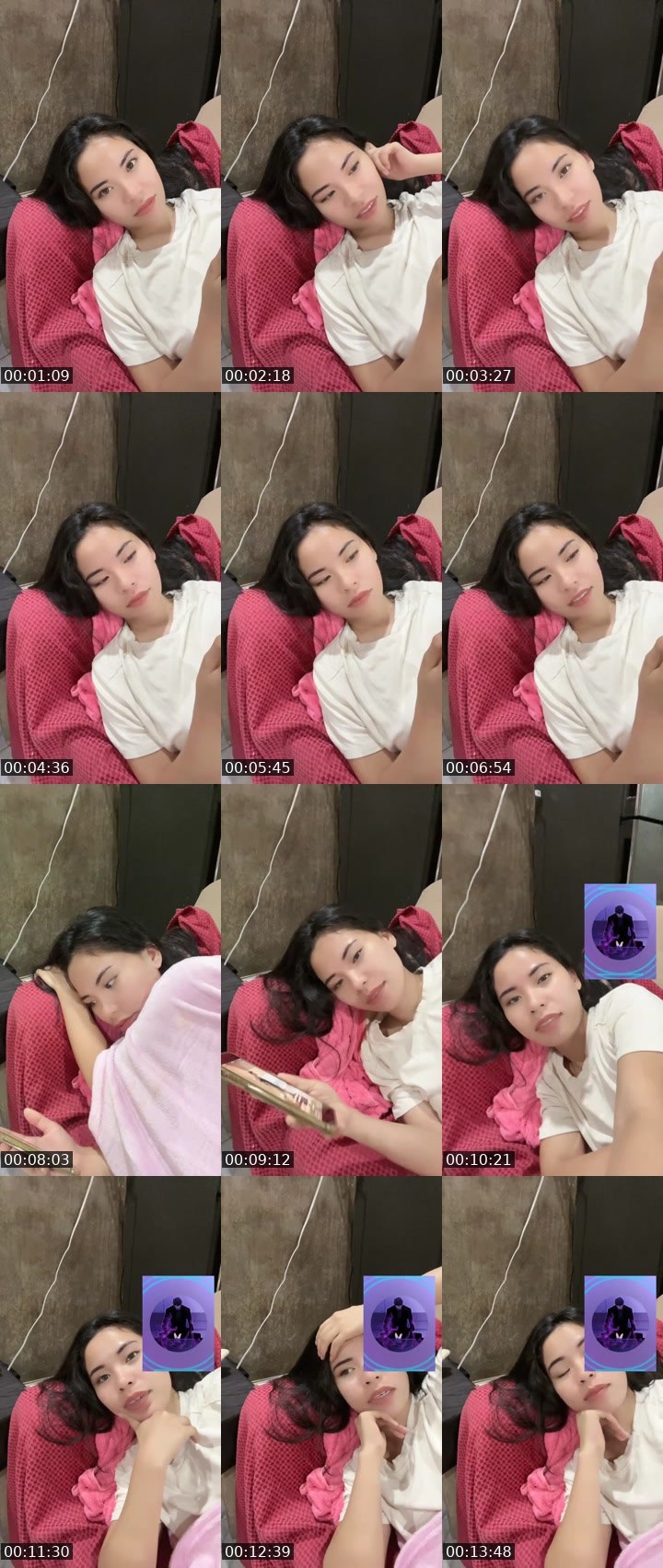 Contact-sheet preview of ᴵᴬ💎Michiikooo🫐's Liveme recording