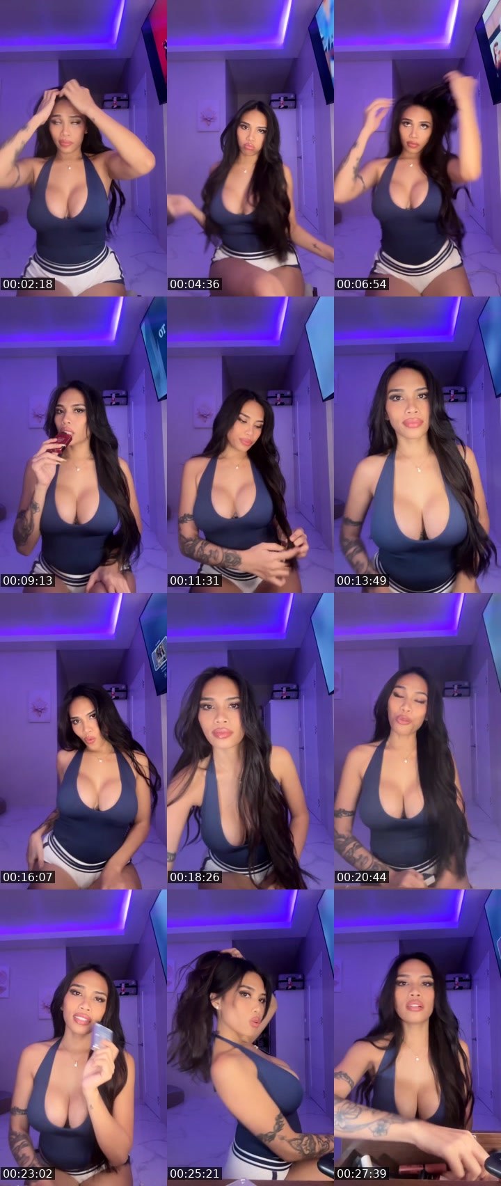 Contact-sheet preview of Hanni🫶🏻's Liveme recording