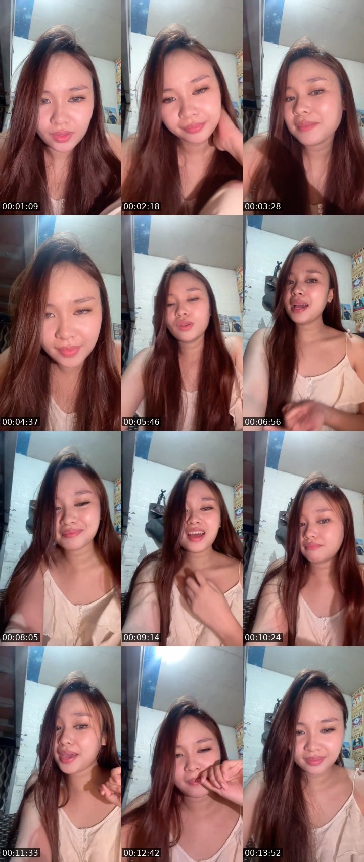 Contact-sheet preview of Amara Pia's Liveme recording